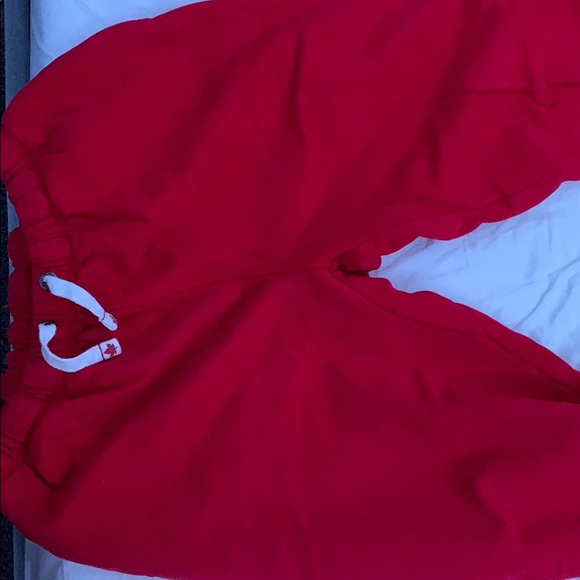 red sweat pants - Picture 2 of 3